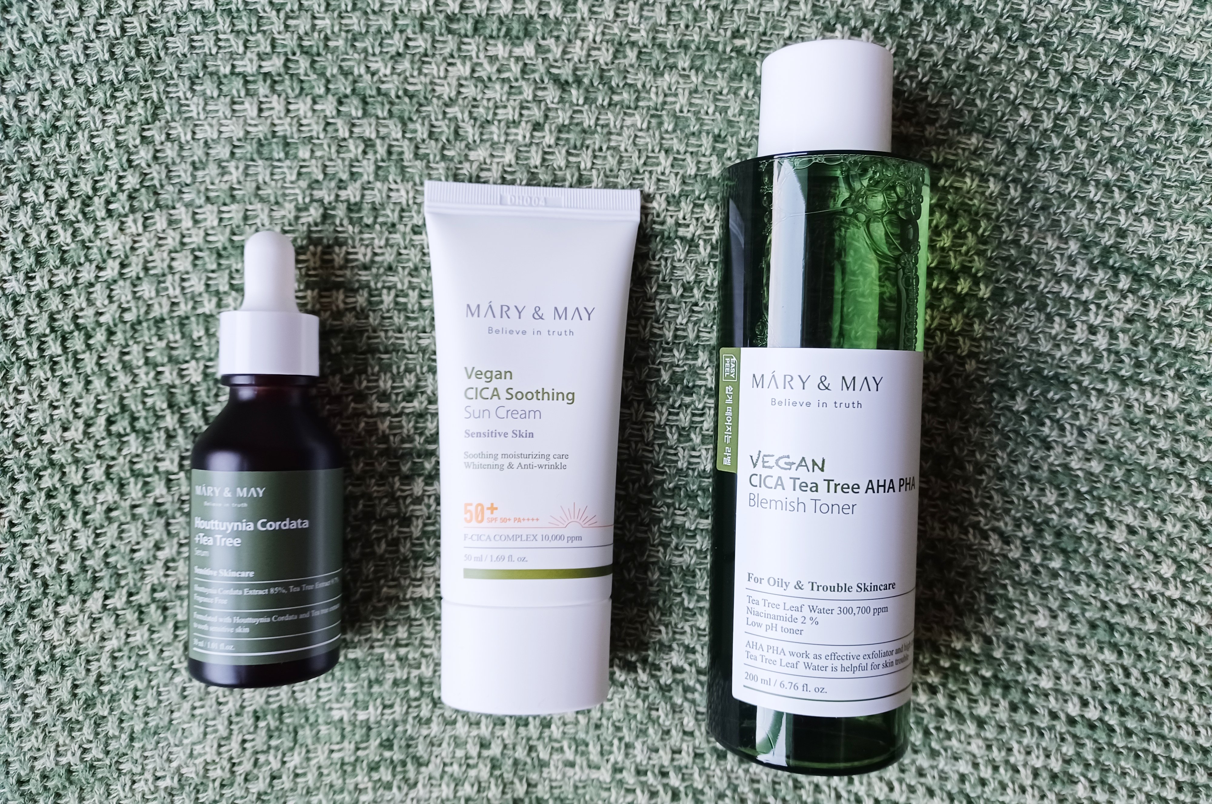 Mary & May Sensitive Acne-Prone Skincare Products Review