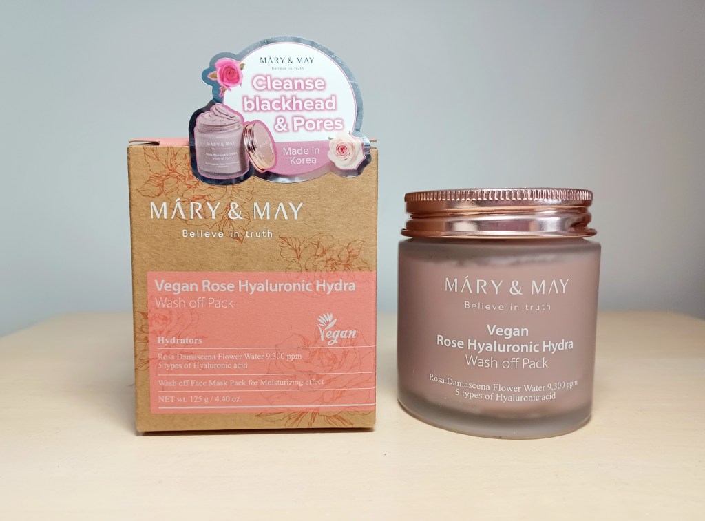 Review: MARY & MAY Vegan Rose Hyaluronic Hydra Wash-Off&nbsp;Pack