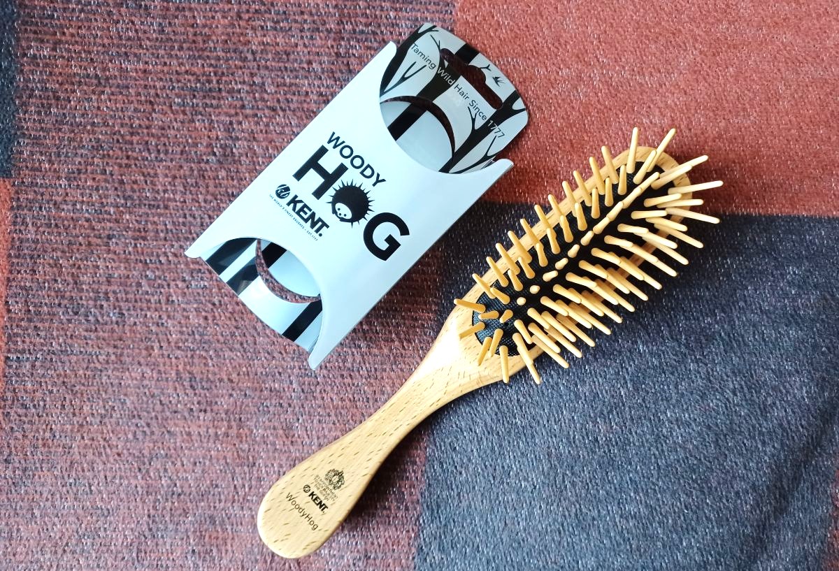 Kent Hog Range Woody Hog Hair Brush